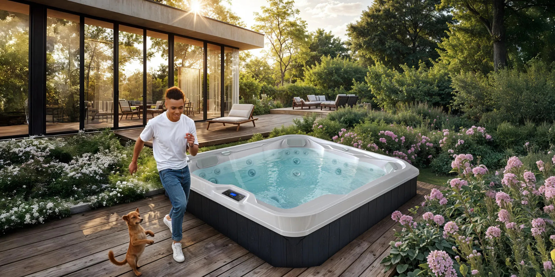 More Space for Comfort than Traditional Spas